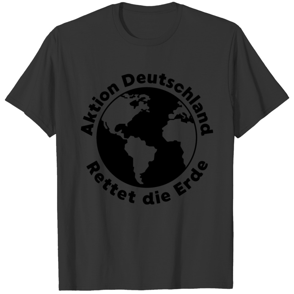 Germany earth environment climate protection gift T Shirts