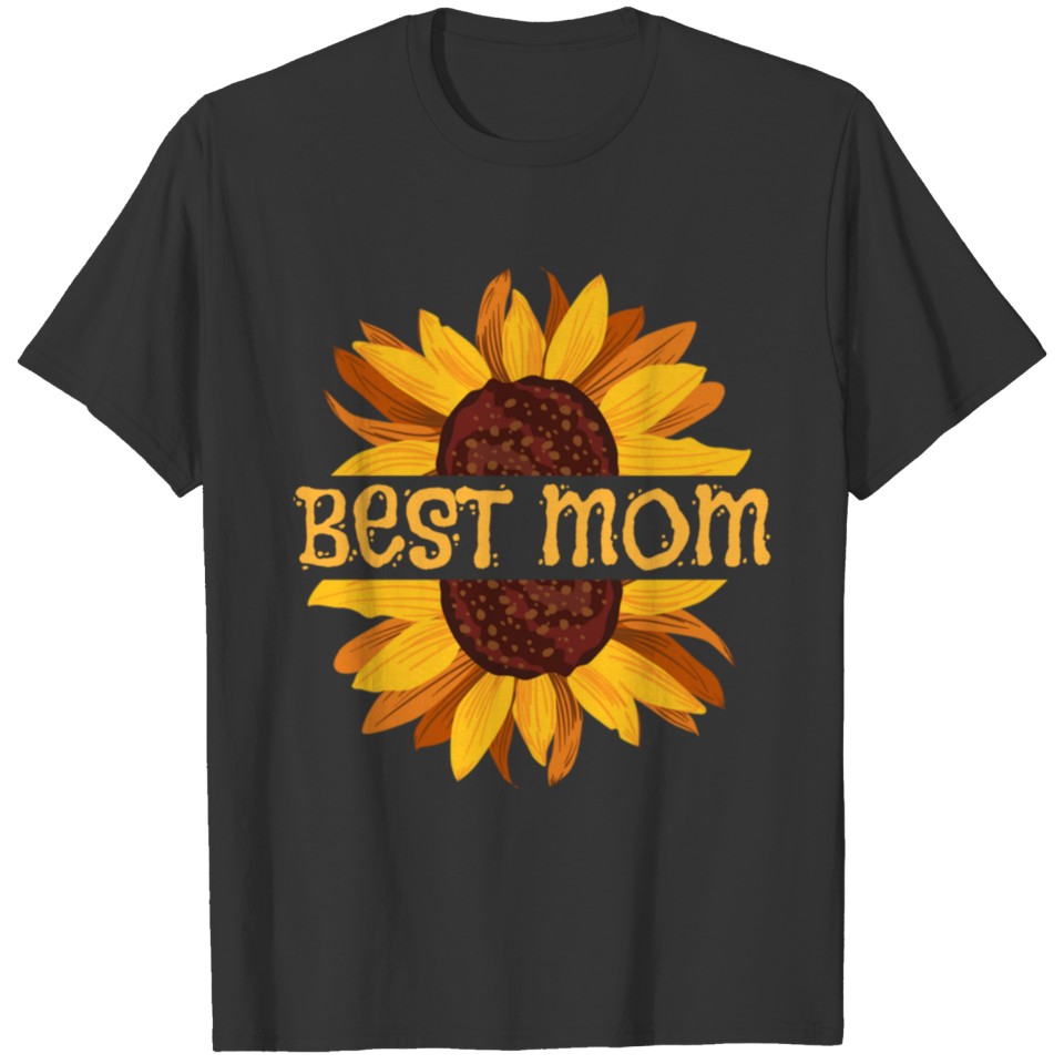 Sunflower Best Mom Long Sleeve T-shirt