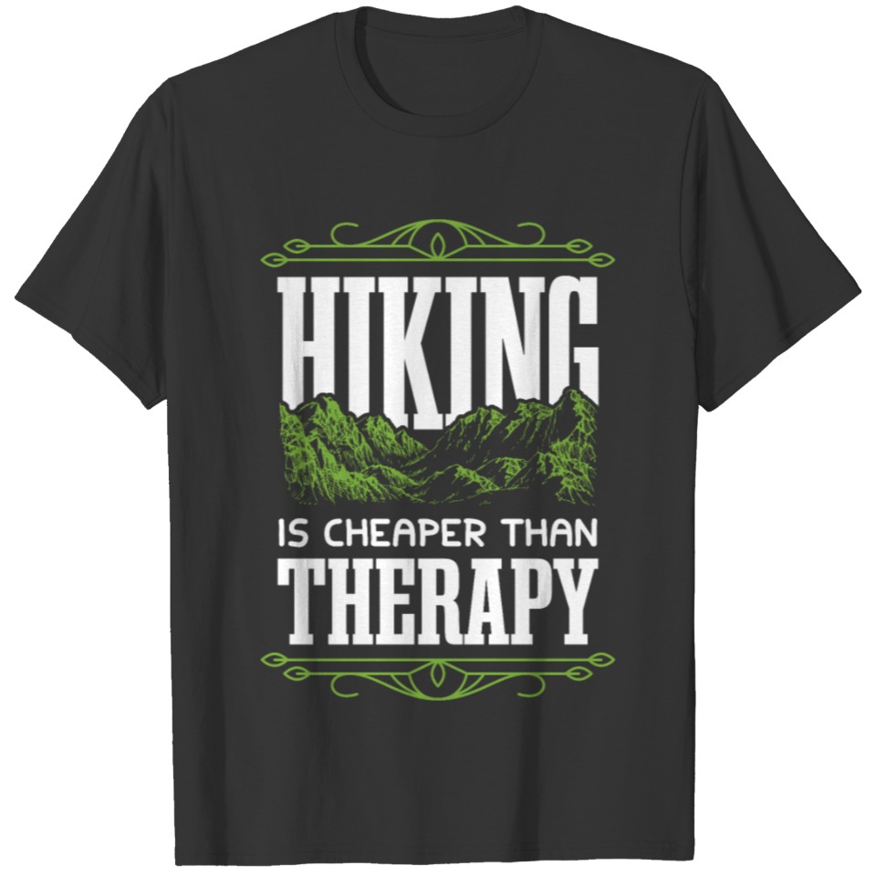 nature hiking therapy T-shirt