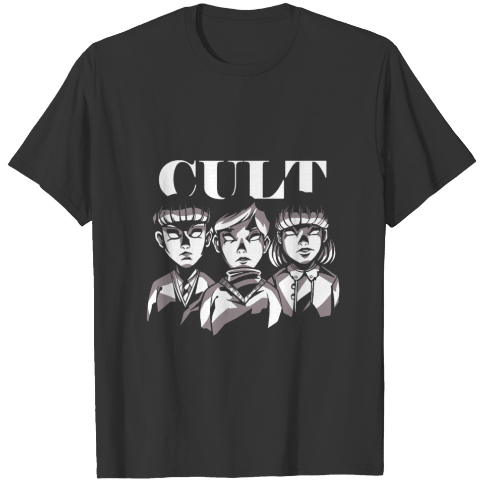 Cult kids creepy kids vintage look horror gifts T Shirts