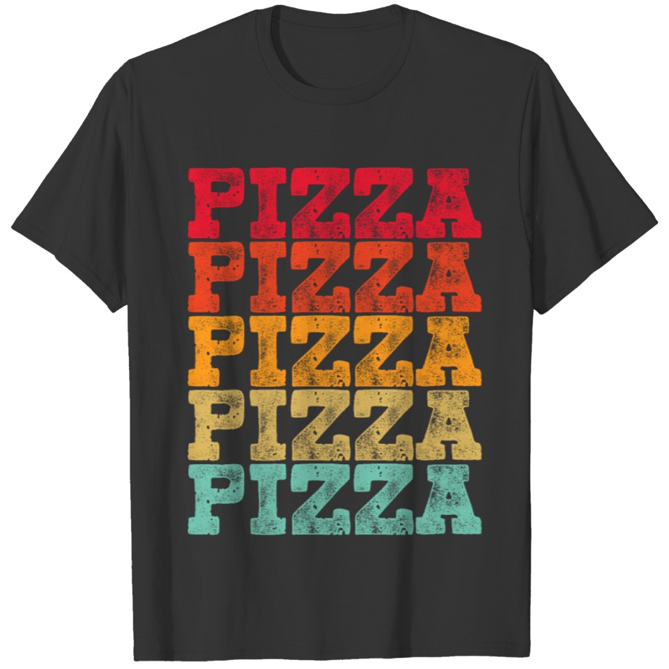 I lover pizza vintage style T-shirt