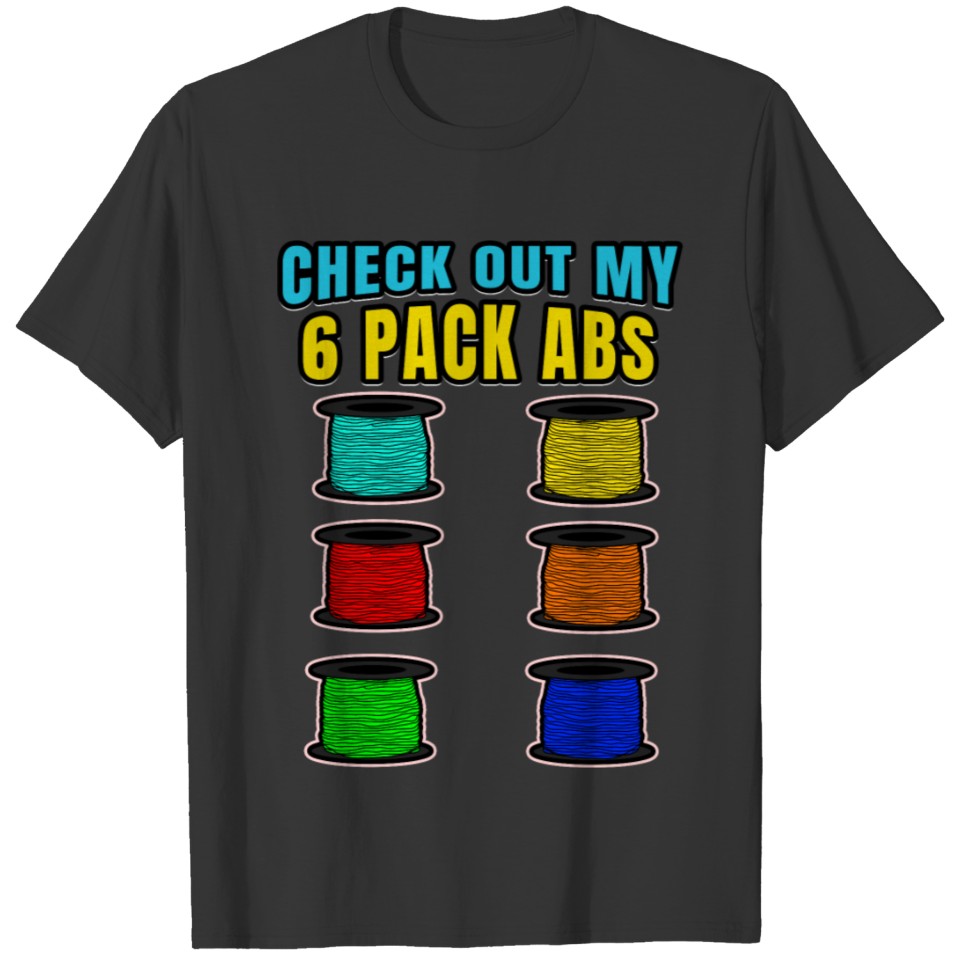Check Out My 6 Pack Abs 3d Printing T-shirt