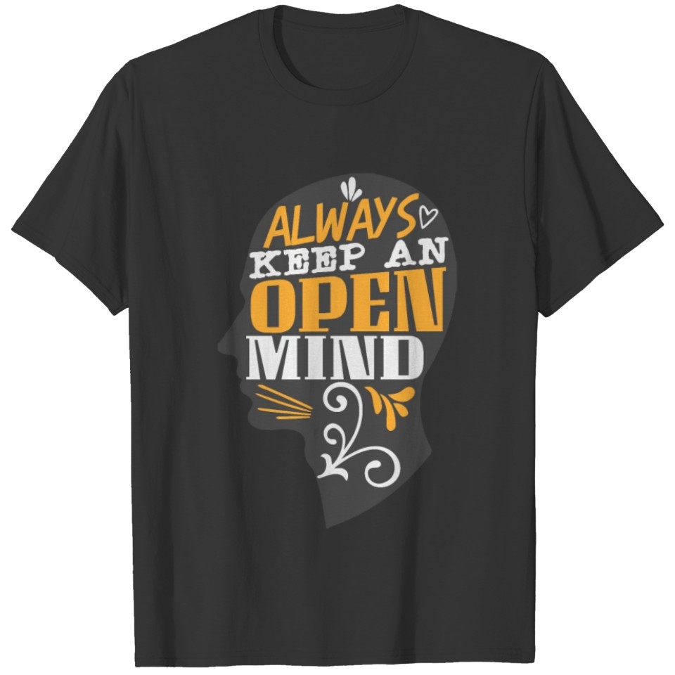 Keep an open mind Vintage Gift T-shirt