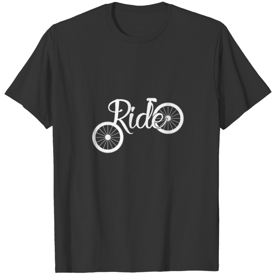Cycling Shirt Gift Idea Ride MTB Gift for Dad Fun T-shirt