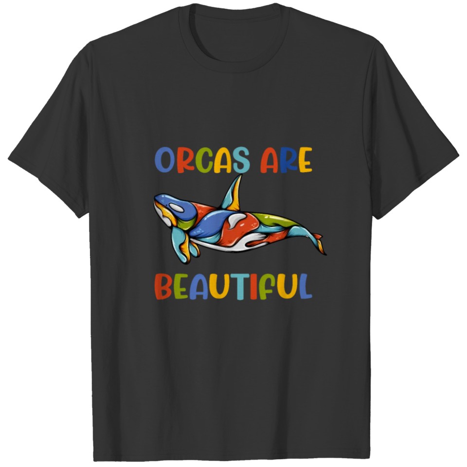 Colorful Orca Orca Baby T-shirt