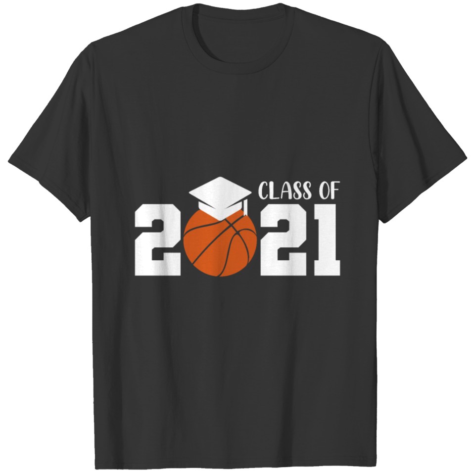 Senior 2021 Basketball , Funny Graduation Gift T-shirt