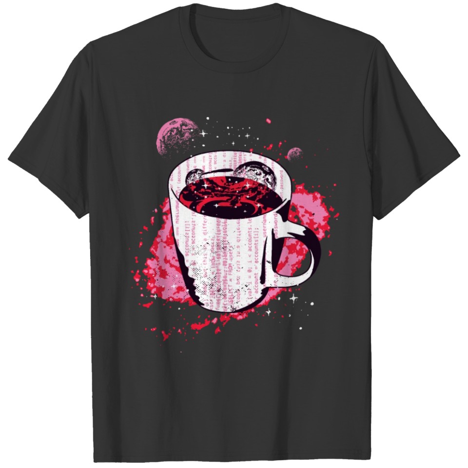 Space coffee T-shirt