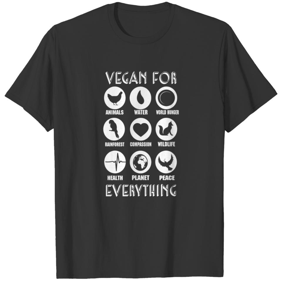 Vegan saying plants gift T-shirt