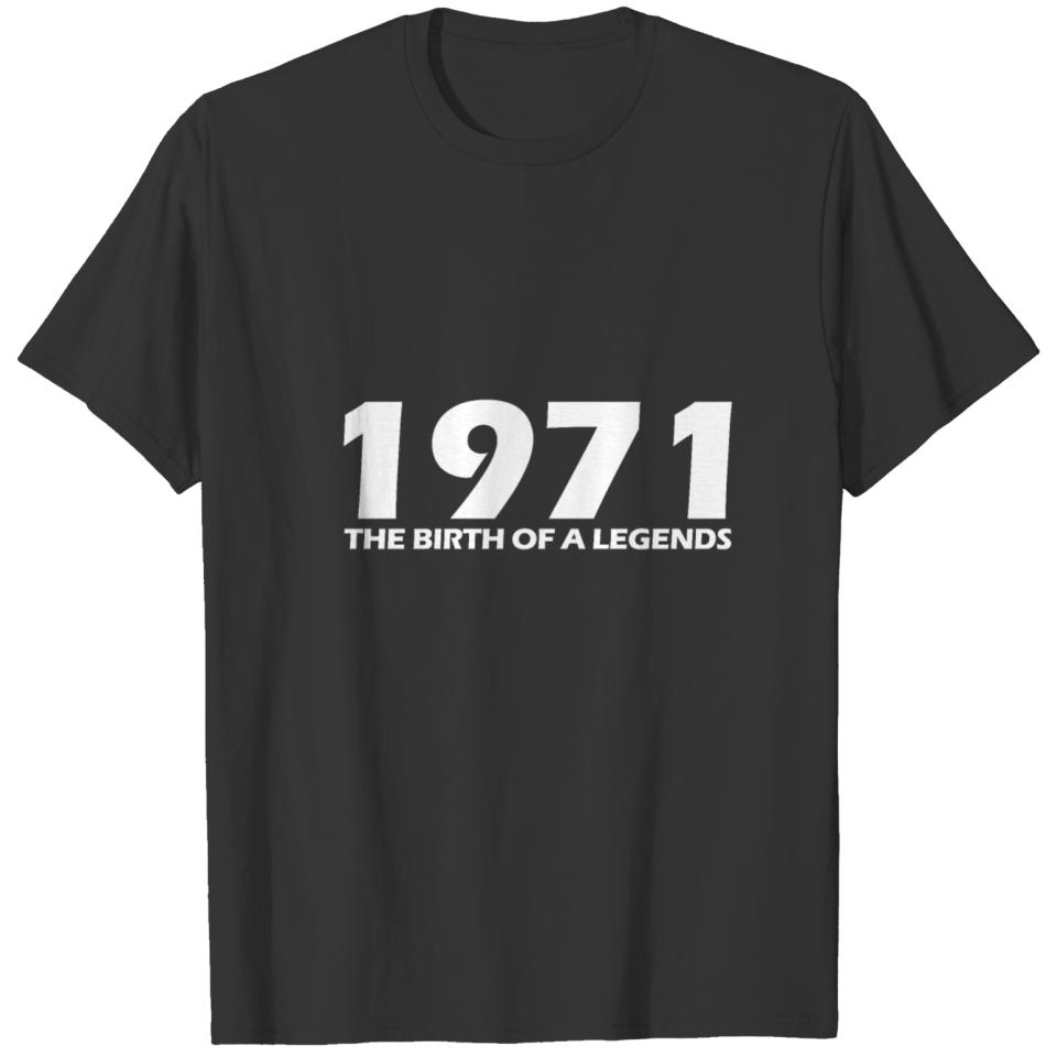 BORN IN 1971 | The birth of legends 1971 | vintage T-shirt