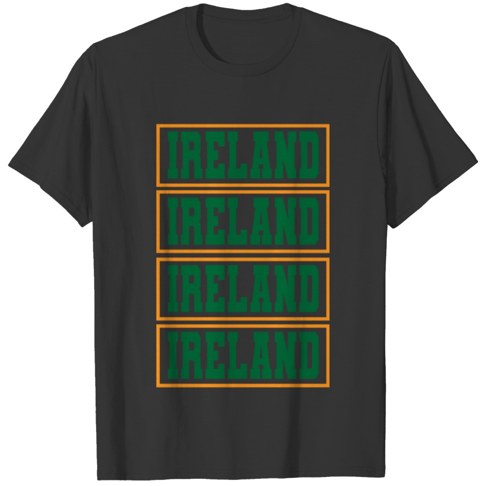 ireland- Cool and repetitive country name T-shirt
