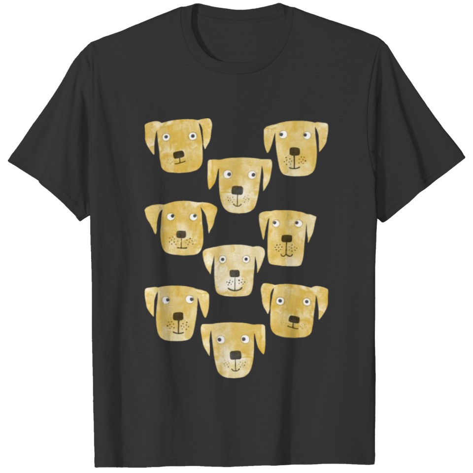 Golden Labrador Retriever Dogs T-shirt