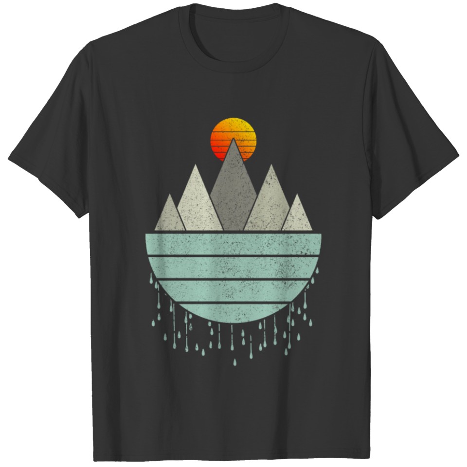 Vintage Mountains Camping Hiking Climbing Gift T Shirts
