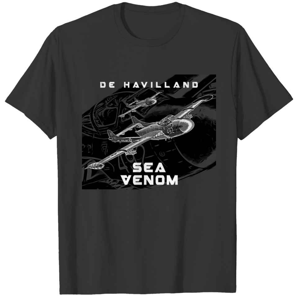 de Havilland Sea Venom T Shirts