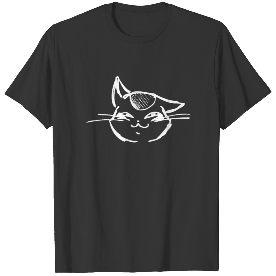 Cat Hand Drawn - Kitten Lover - Cat T-shirt