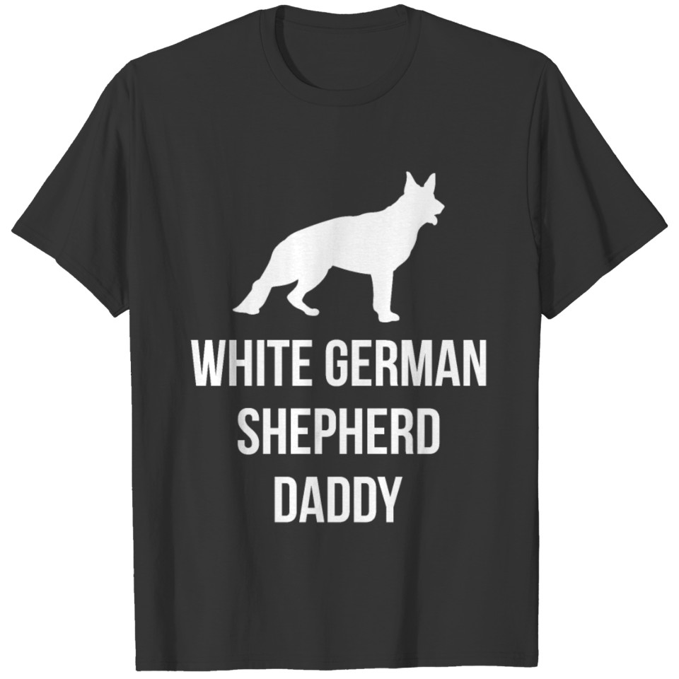 White Swiss German Shepherd Gift Woman Girl T-shirt