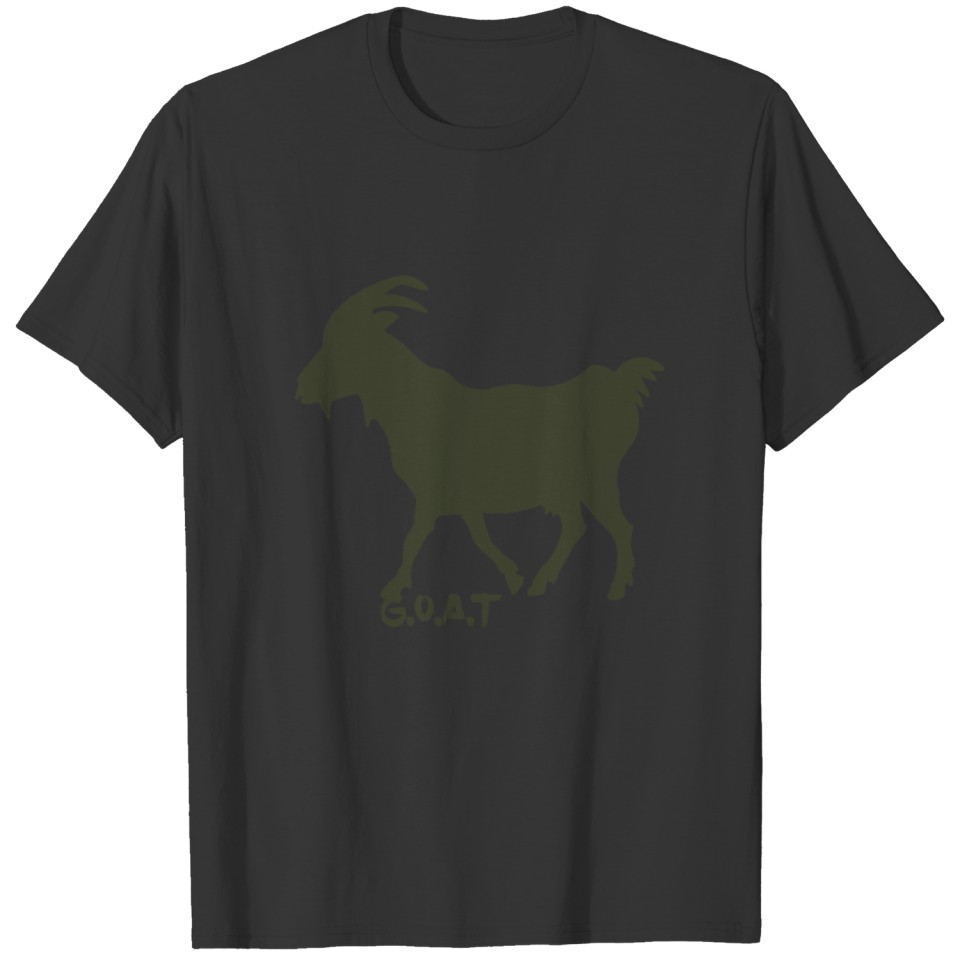 goat olive T-shirt