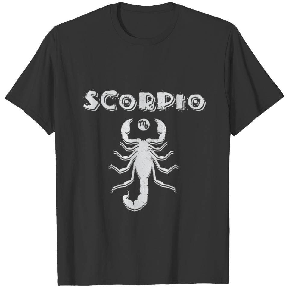 Scorpio Zodiac Sign Logo Scorpion T-shirt