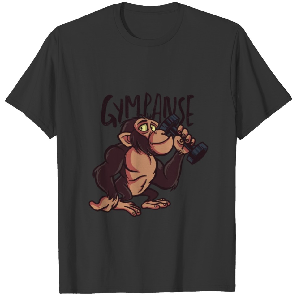 Powerlifting Gympanse Weightlifting Gym Workout T-shirt