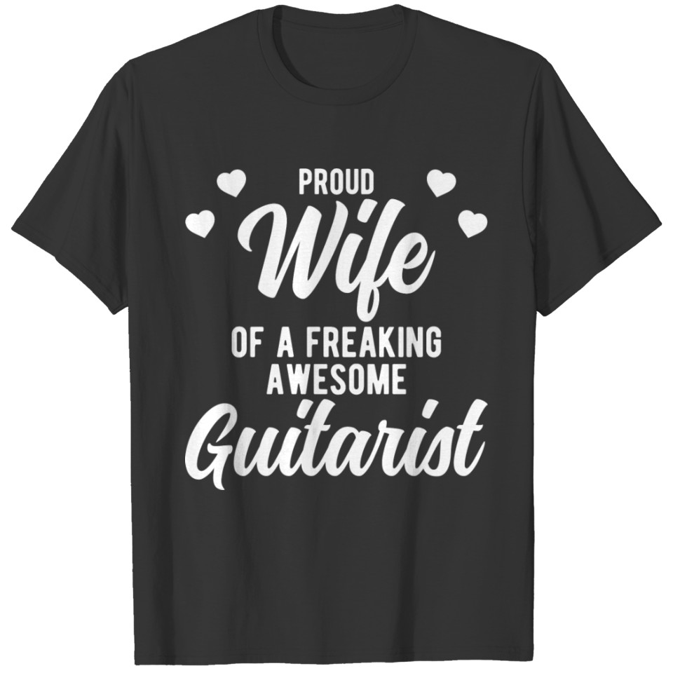 Funny Guitar Player Husband Phrase Gift for T-shirt