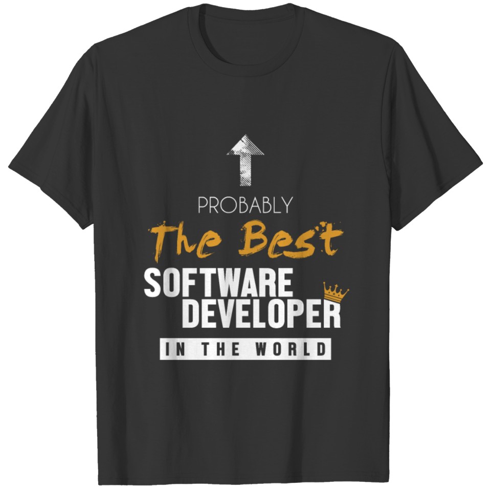 Best Software Developer World Full Stack Software T-shirt
