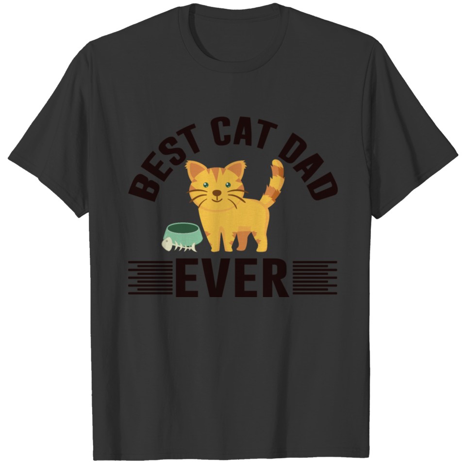 Best cat father T-shirt