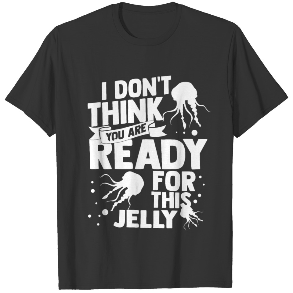 Jellyfish Sea Cnidar Jellyfish Ocean Meduse Blue T-shirt