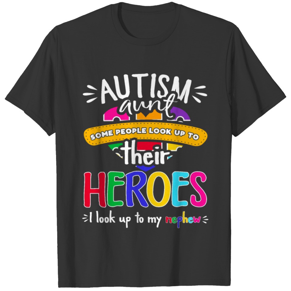 Autism aunt T-shirt