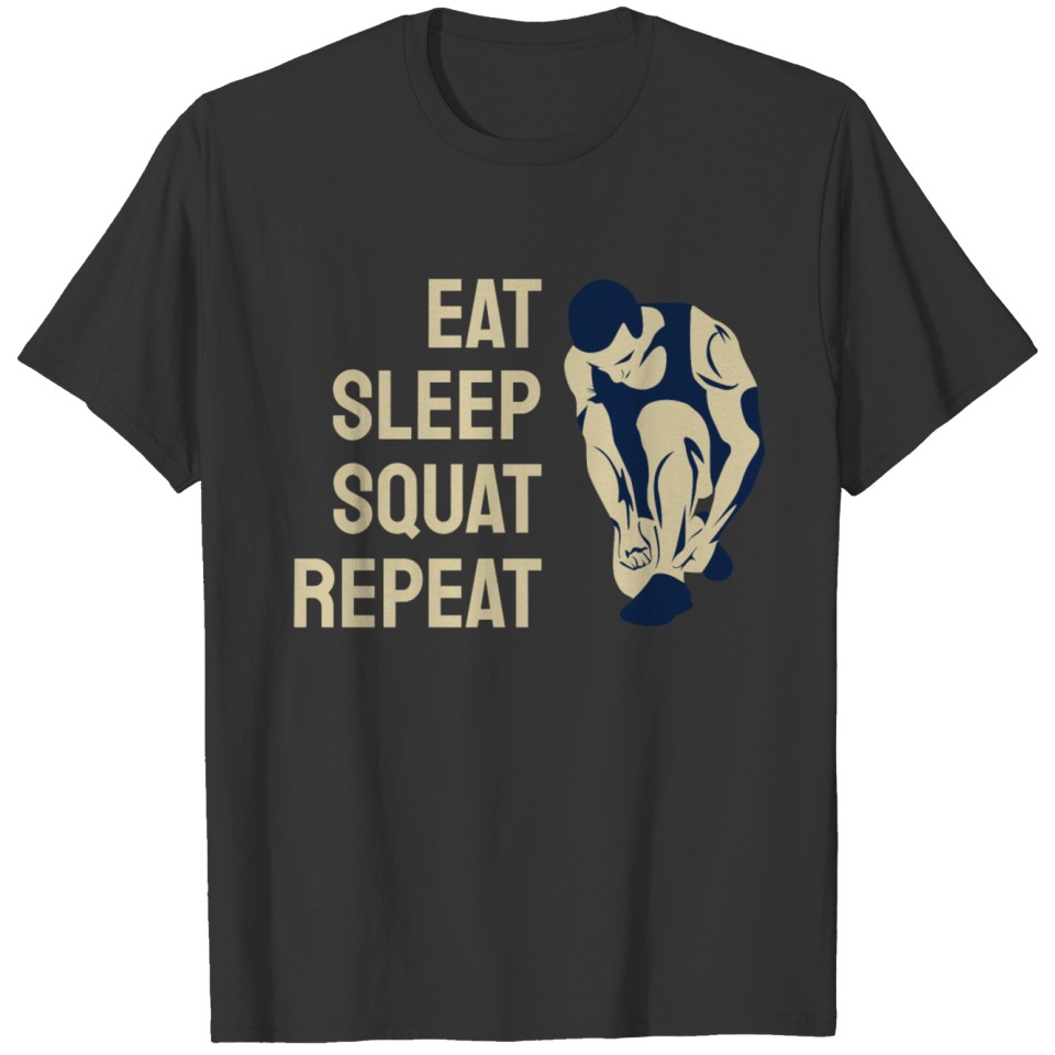 Eat Sleep Squat Repeat T-shirt