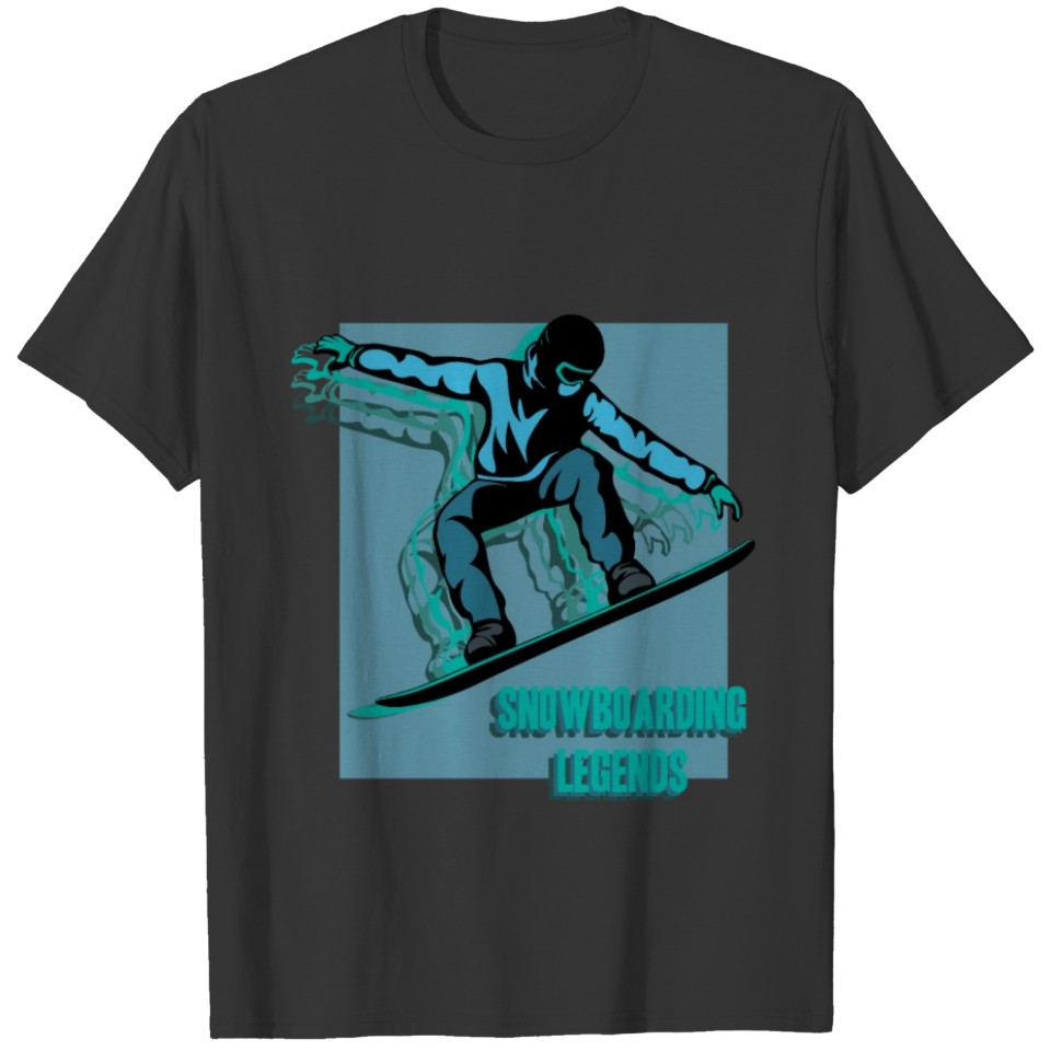 Snowboarding Winter Sport Freesyle Mountains Gift T-shirt