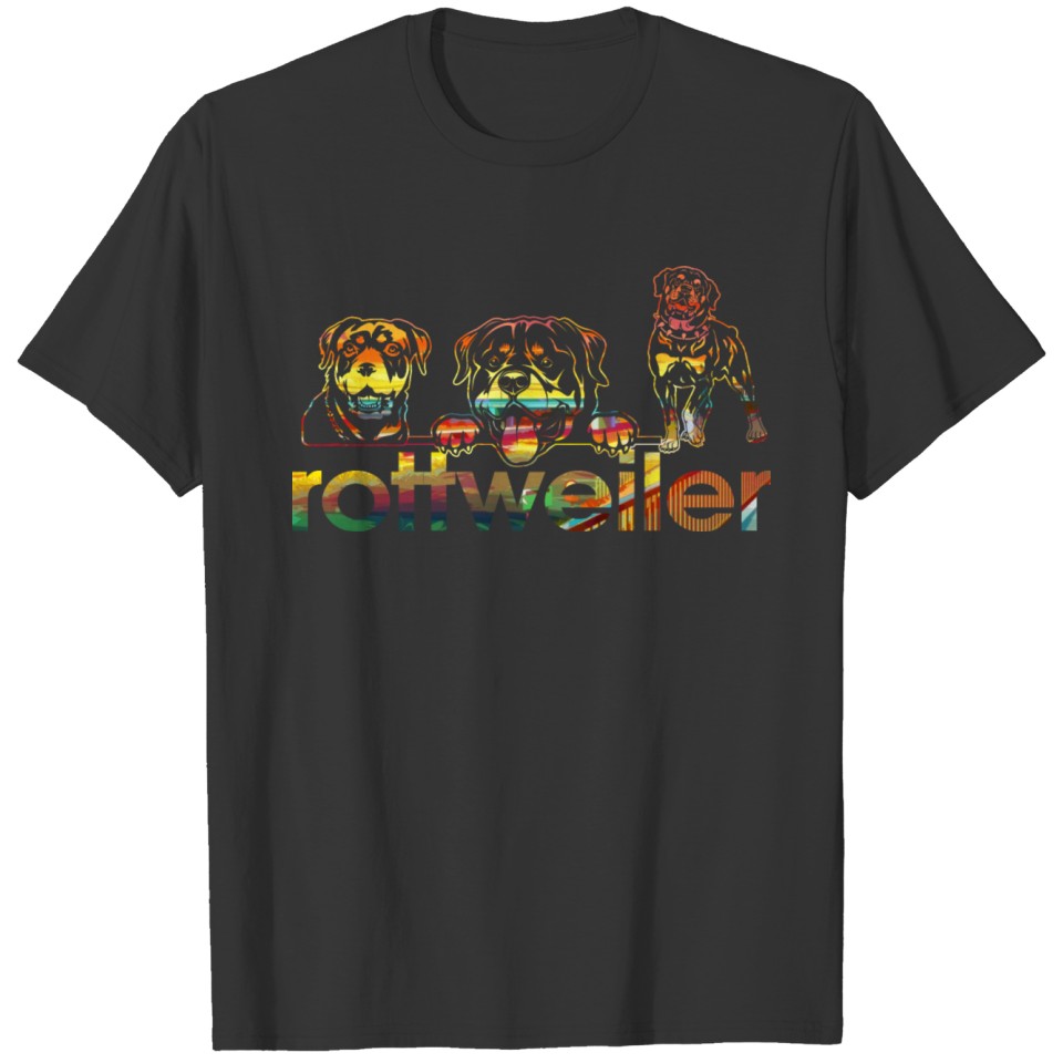 Rottweiler Sunset T-shirt