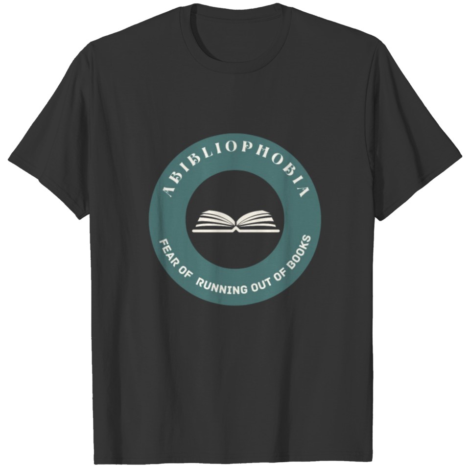 Vintage Abibliophobia Definition Book Lovers Gift T Shirts