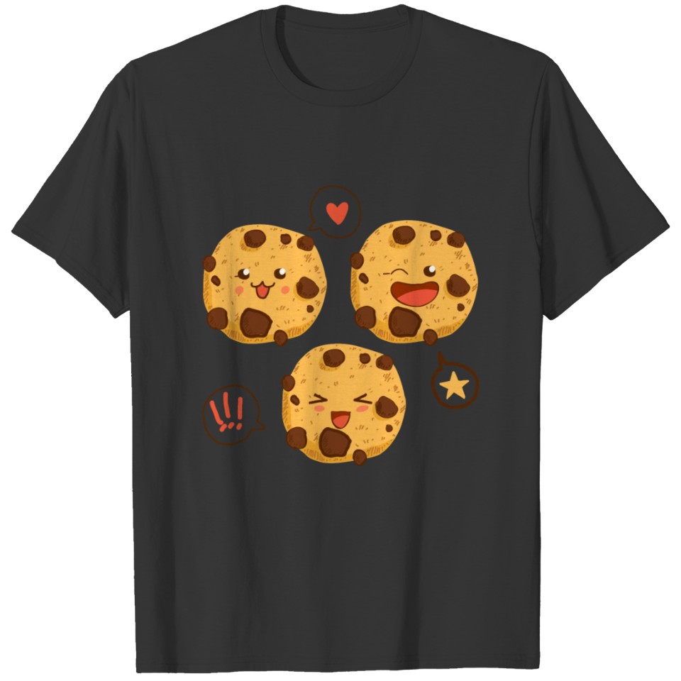 cute kawaii cookies T-shirt