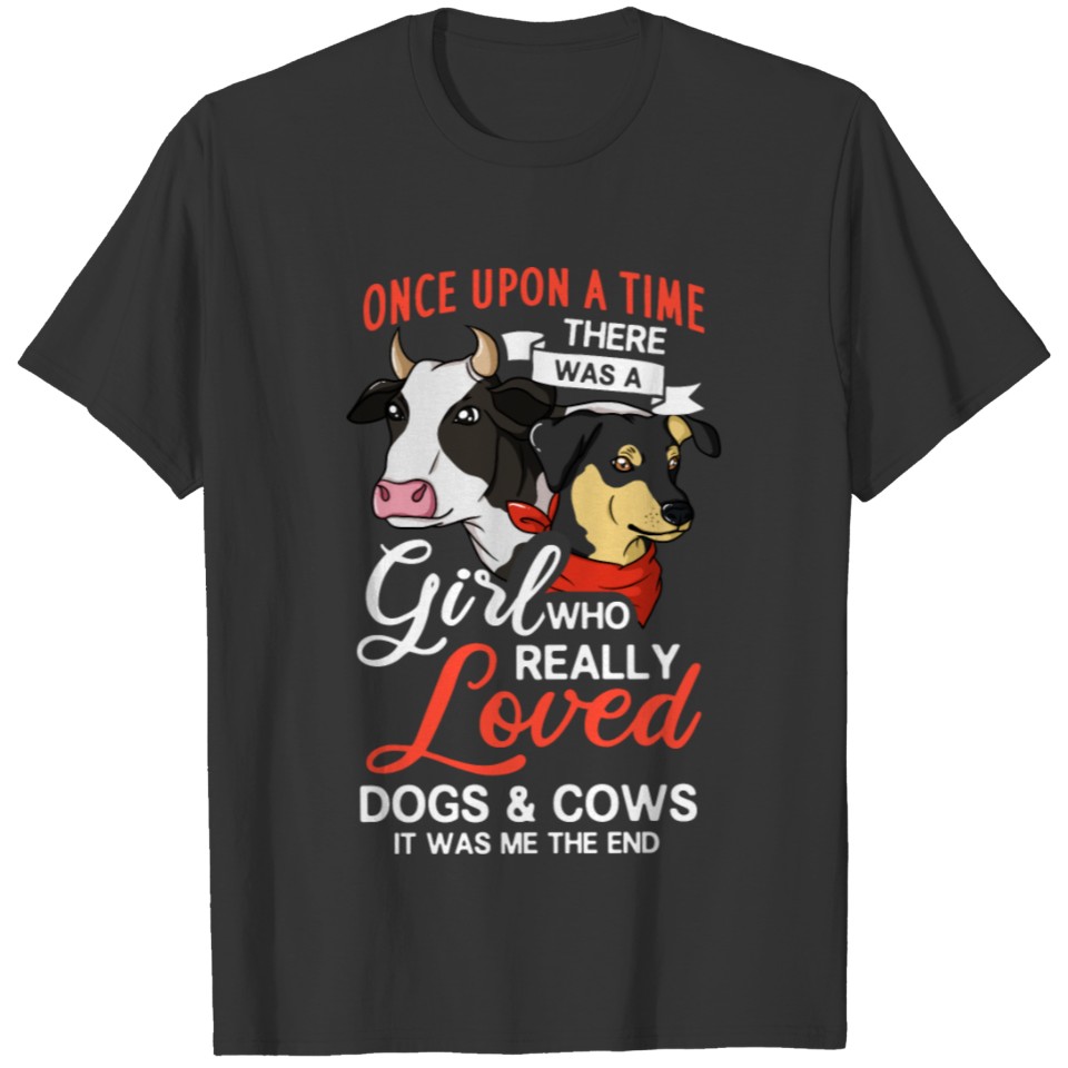 Cows Dogs Gift Farming Farmer Owner T Shirts