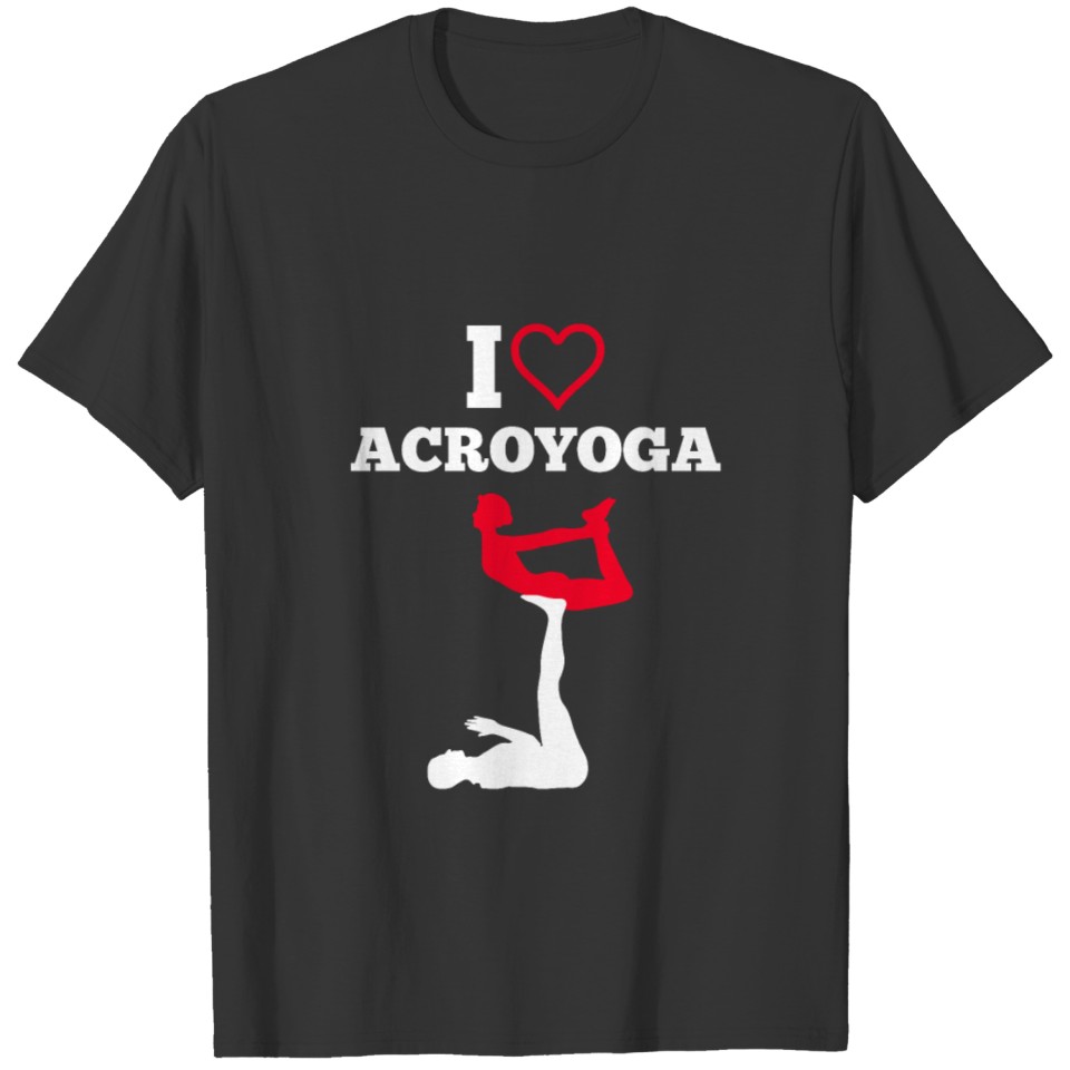 Acroyoga Acrobat Aerobic Training Yoga T-shirt