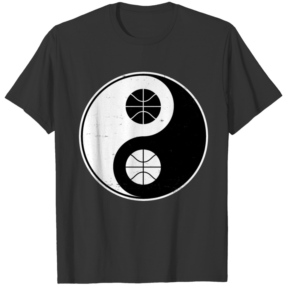 Yin Yang - Basketball Hoops Sports - Buddhist Zhen T-shirt