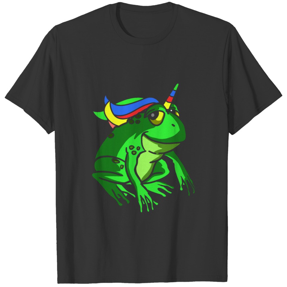 Frog Toad Zoo Animal Colorful Rainbow Myth T Shirts