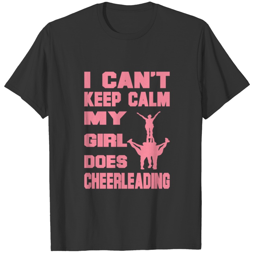 Cheer Mom Dad Cheerleader Parents Gift idea T-shirt