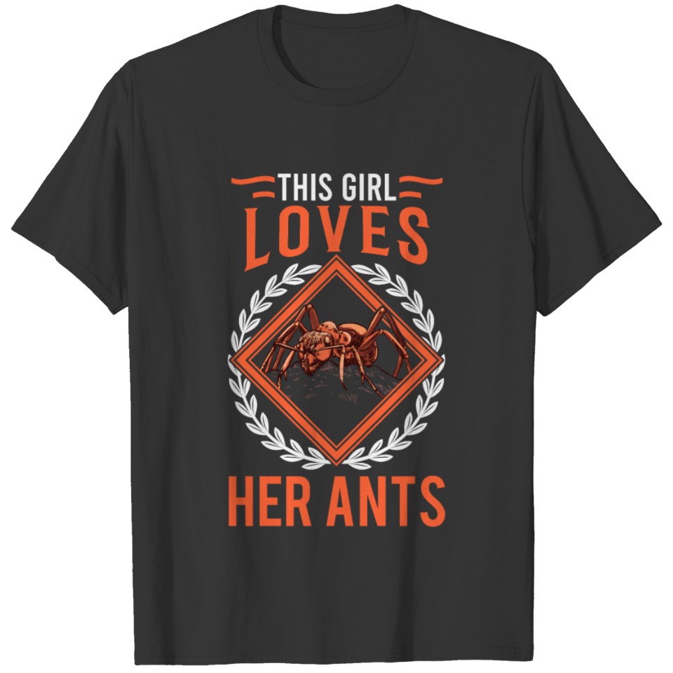 Ants Girls Ant Farm Anthill Gift T-shirt