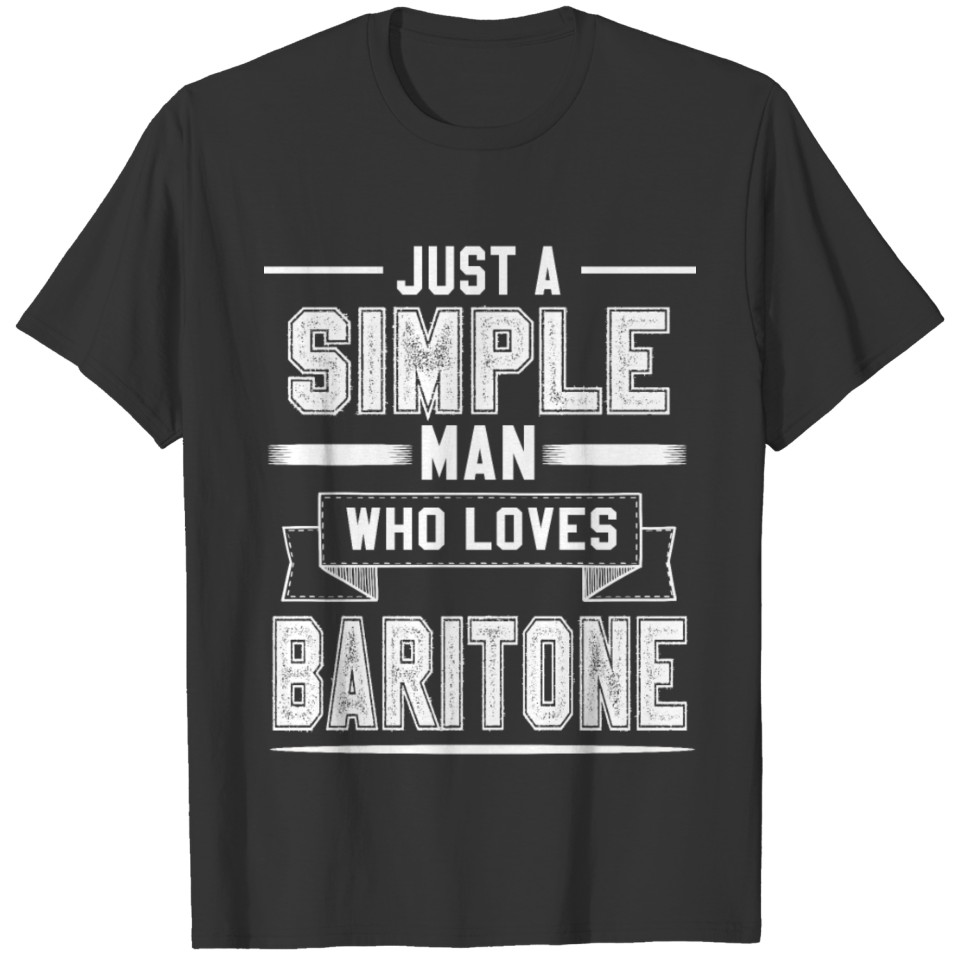 Baritone Brass Instrument Marching Band Bari T-shirt