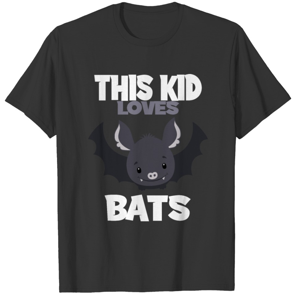 This Kid Loves Bats I Kids Bat Kids Motif T Shirts