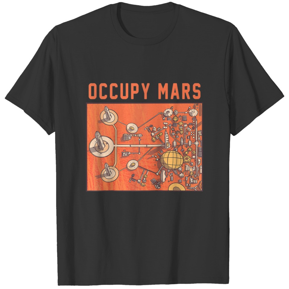 Occupy Mars Perseverance Rover Landing Terraform T-shirt