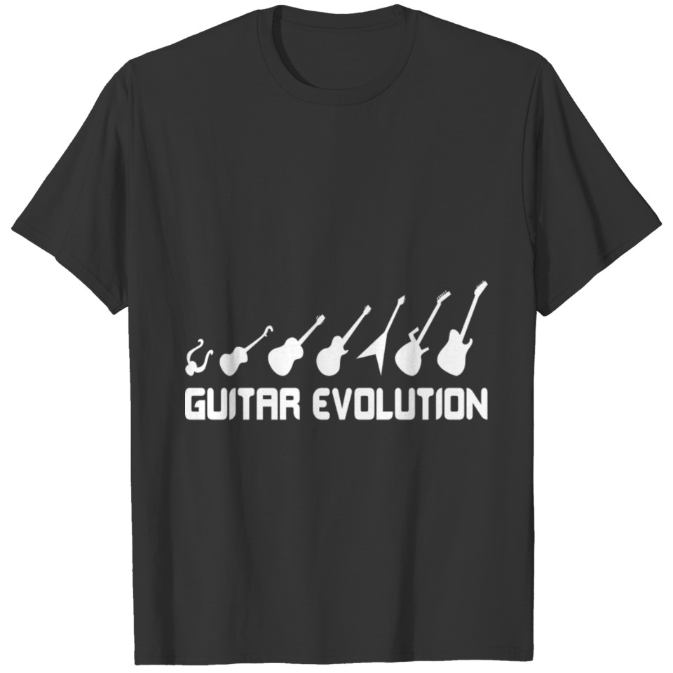 guitar guitar guitar music pizza T-shirt