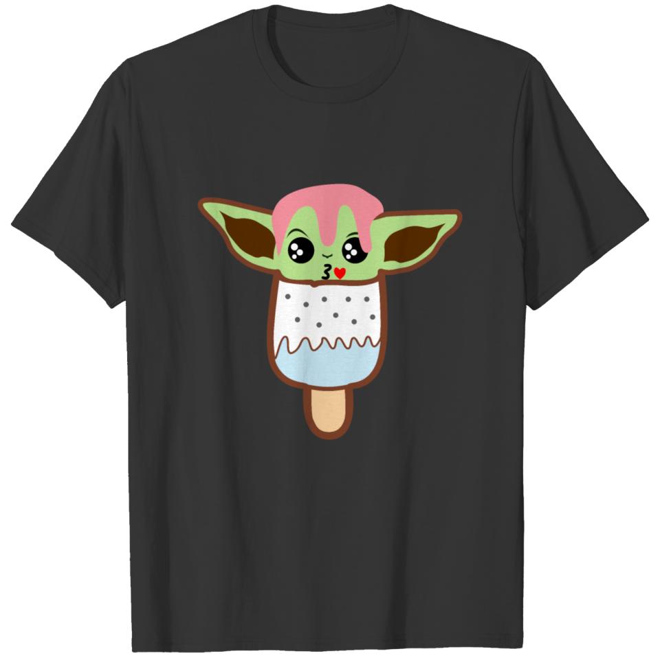 Baby Yoda ice cream T-shirt