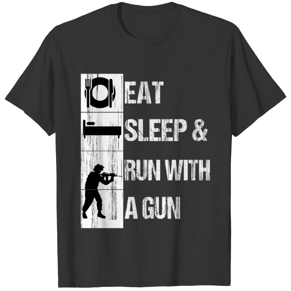Airsoft Combat Sports Airsofting Gun Lover T-shirt