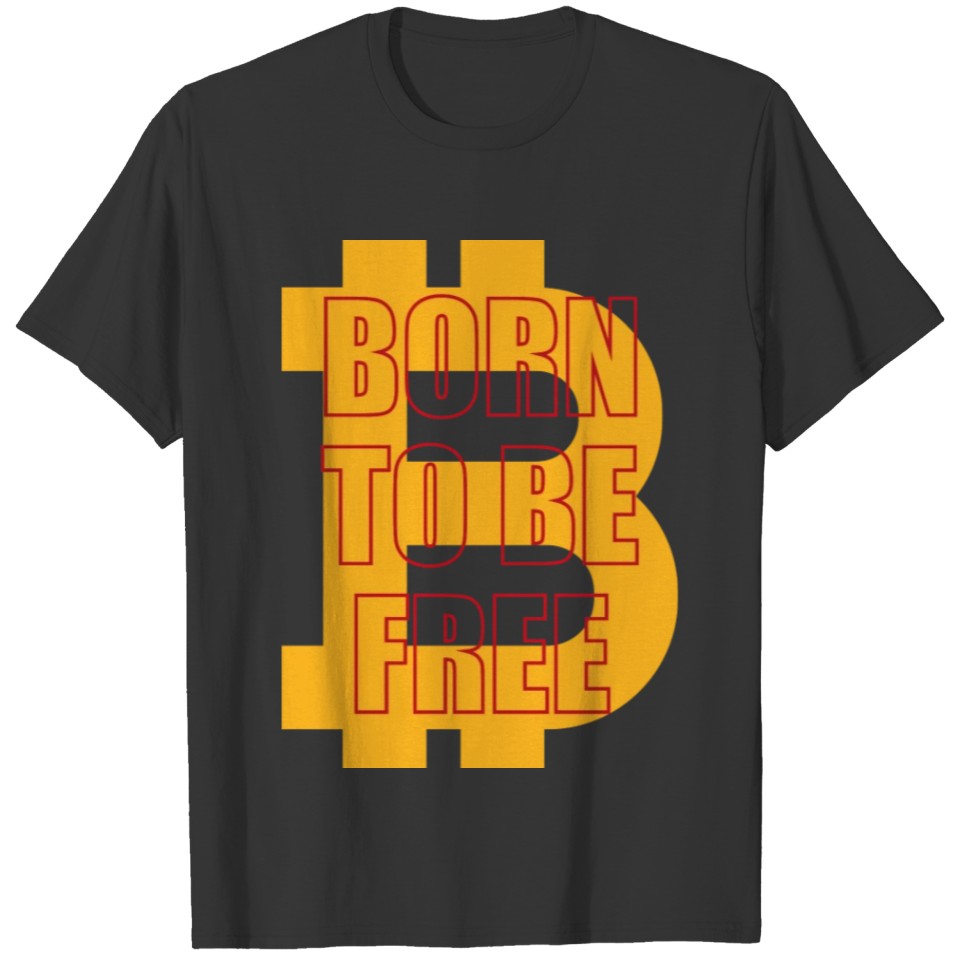 Born to be free finance accountant profession gift T-shirt