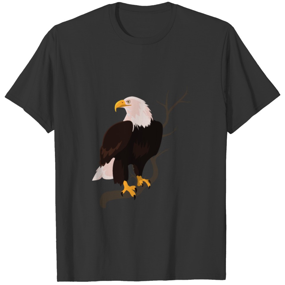 Bald eagle bird Falcon hawk buzzard raptor nature T Shirts