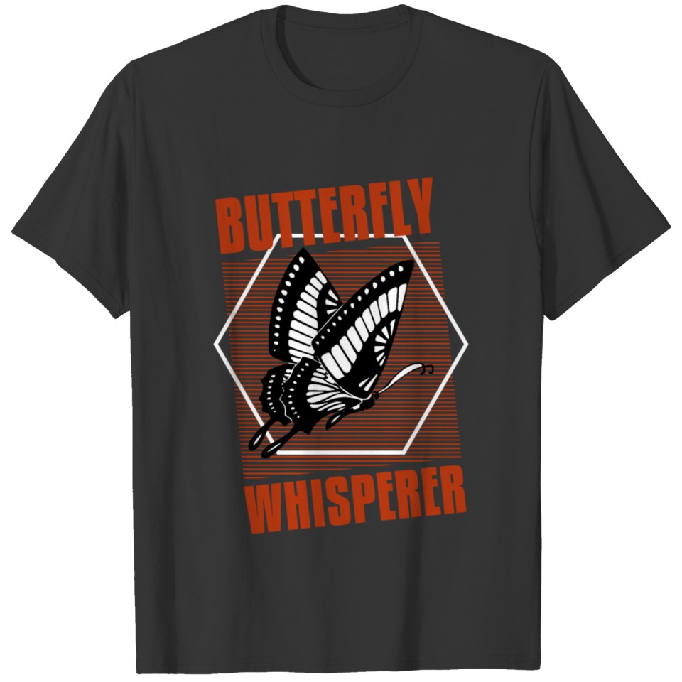 butterfly whisperer retro t-shirt T-shirt