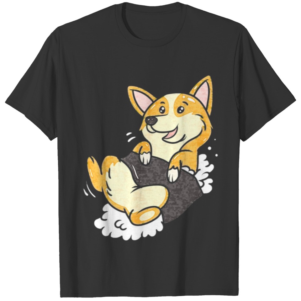 Akita Animal Funny Sushi T Shirt T-shirt