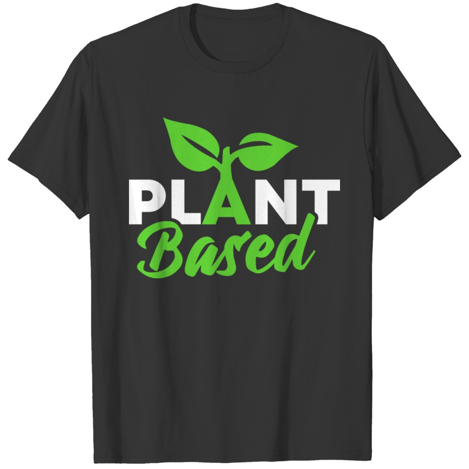 Plant Based Vegan Vegetarian Meatless Animal T-shirt