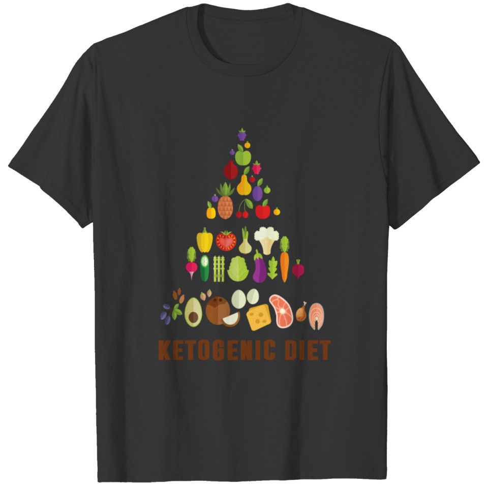 keto diet protein protein nutrition carbohydrates T-shirt